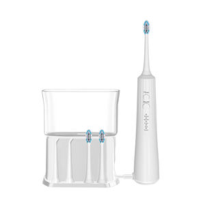 Cepillo de Dientes Eléctrico Sónico 2 en 1 con Cabezal Giratorio, Diseño Punch, Irrigador Bucal, Tanque de 180 ml, Resistente al Agua IPX7, 30 Días de Uso - Product Image 4