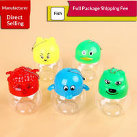 Vente en gros usine : Mini aquarium portable en plastique pour poissons QQ, tortues et méduses, idéal pour présentoir de stand de rue, accessoire d'aquarium