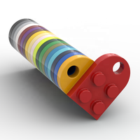 BEBRICKS Série de pièces de construction 3176 Blocs de construction modifiés 2x3 avec trou pour enfants, ensemble de briques pour créer des idées