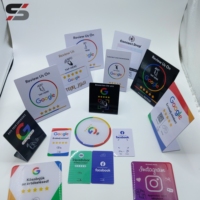 Google review card 215 nfc google business review card clear google review stand nft
