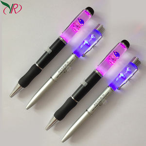 Stylo flottant magique en plastique de stylo de lumière de LED de prix usine avec le flotteur liquide pour des buts promotionnels - Product Image 4