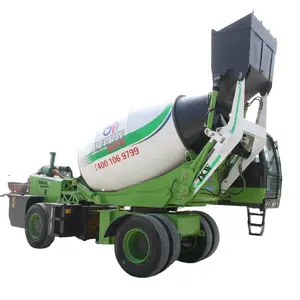 Hoge Efficiënte 4 Cbm Zelfladende Betonmixer Vrachtwagen Diesel Cement Mixer