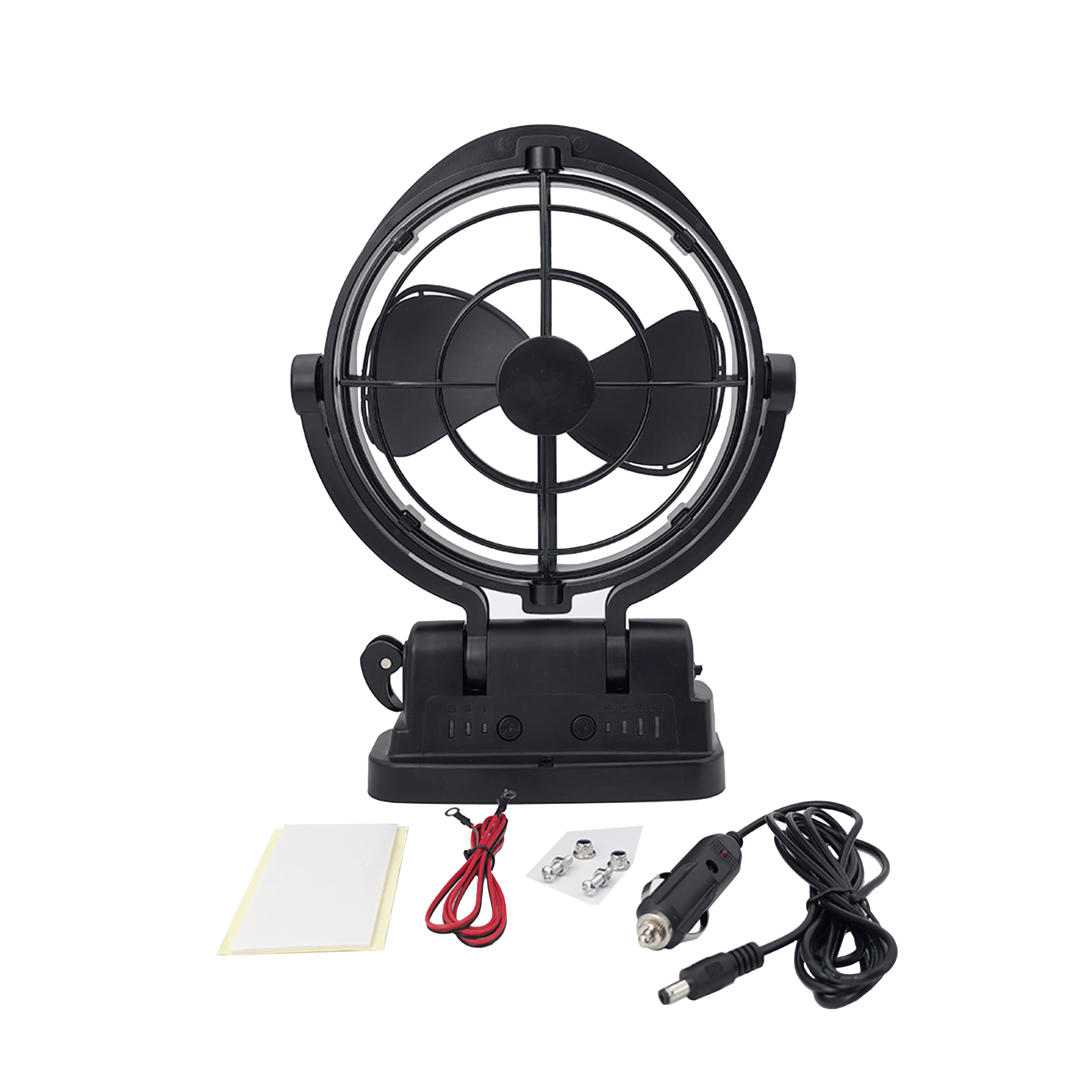 COMPAKS Auto-Sensing DC 12|24V Black|White 12 Volt Wall Fan Hot Sale RV Parts & Accessories for Caravans