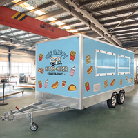 Chariot à hot-dogs personnalisé, camion à pizza, cuisine mobile de restauration rapide, stand alimentaire, bar mobile, remorque de concession AUSTAR