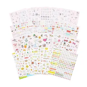 韩国Ins可爱多风格卡通手帐贴纸女童笔记本剪贴簿装饰贴纸