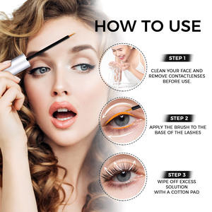 Sérum de croissance des <span class=keywords><strong>cils</strong></span> en marque privée, sérum de croissance des <span class=keywords><strong>cils</strong></span> et des sourcils personnalisé, vente en gros à bas <span class=keywords><strong>prix</strong></span>, activateur de croissance des <span class=keywords><strong>cils</strong></span> - Product Image 4