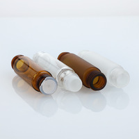 Grosir botol Roll on parfum kaca Amber 10ml kosong kepala ganda