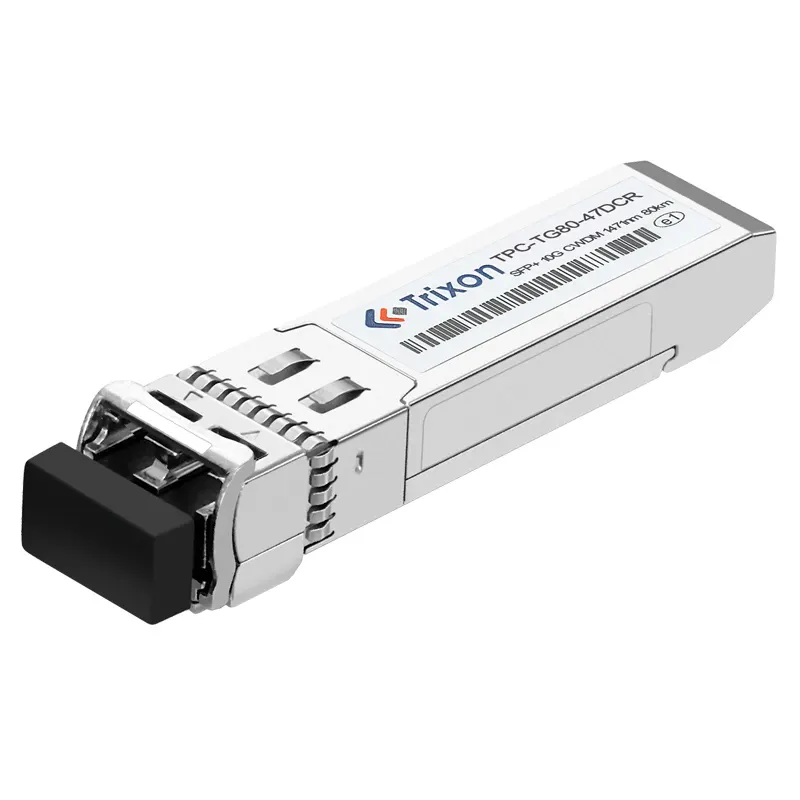 10G SFP + CWDM EML 80กม. ความยาวคลื่น SMF จาก1270nm ถึง1610nm ราคาโมดูลใยแก้วนำแสง