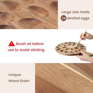 Bandeja Redonda de Silicona para Tabla de Charcutería con 24 Orificios para Encimeras de Cocina - Product Image 3