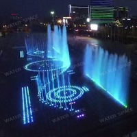 Fuente Flotante para Lagos y Ríos con Software de Programación Musical, Controlador LED de Color, Decoración Acuática Urbana, Personalizable OEM