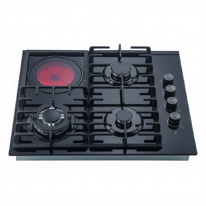Mesa de Cocina con <span class=keywords><strong>Estufa</strong></span> de <span class=keywords><strong>Gas</strong></span> Integrada Híbrida de 4 Quemadores - Product Image 4