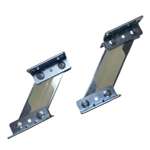 Charnière coulissante pour canapé Série FB 106S en fer zingué 4 mm, conception anti-pincement, montage en surface, style moderne - Product Image 2