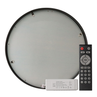 Plafonniers LED modernes confortables 3CCT à montage en surface, en aluminium, 100lm/w, CE RoHS, 400mm, pour salon et magasin