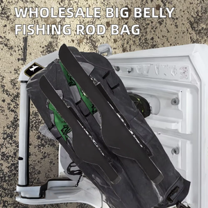 Bolsa de transporte plegable de tela Oxford para cañas de pescar, bolsas impermeables de Vietnam para aparejos de pesca al aire libre - Product Image 3