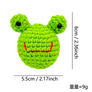 LLavero de animales de ganchillo hecho a mano, muñecas colgantes, artesanías de tela textil de algodón para graduación de Halloween, para amigos, niños, mamá - Product Image 3