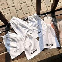Pochette en toile de coton écologique, biodégradable, réutilisable, anti-poussière, à faible MOQ, recyclable