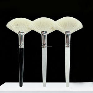 Cepillo de Pelo de Cabra Natural Suave y Esponjoso para el Cuidado de la Piel con Tazón para Mezclar Mascarillas, Kit de 2 Piezas para Aplicar Mascarillas Faciales de Arcilla DIY - Product Image 6