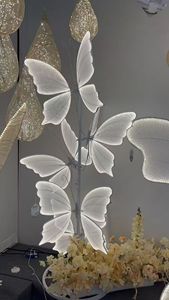 Alas de Tul de Mariposa de Cuatro Hojas de Alta Calidad, Simulación de Mariposa Luminosa, Luces Decorativas para Boda, Accesorios para Boda, Lámparas. - Product Image 2