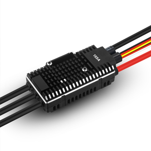 Contrôleur de vitesse électrique sans balais en alliage d'aluminium 32 bits 155A 3-8S pour hélicoptère et drone à aile fixe - Product Image 2