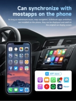 Boîtier/Adaptateur sans fil Android Auto Carplay pour voiture, Mini Dongle Carplay Auto Connect, Boîtier intelligent Plug & Play pour véhicules équipés de Carplay filaire