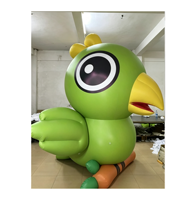 Ballon gonflable géant en PVC personnalisé en forme d'oiseau, ballon animal gonflable pour la décoration d'événements, ballon en forme d'oiseau Parrod