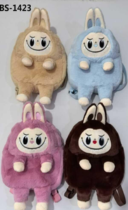 Sacs à dos en peluche mignons de 30 cm pour enfants, sacs unisexes en forme d'animaux en peluche avec motif de lapin pour les tout-petits de 2 à 4 ans - Product Image 1