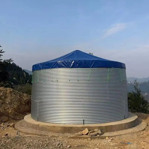 Easy Setup and Transport Galvanized Steel <b>Frame</b> PVC <b>Canvas</b> Fish Tank for Aquaculture/Fish Farming - Product Image 1