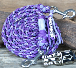 थोक 2026 नए फैशन रंगीन पालतू सामान कस्टम लोगो रिट्रेटेबल और आरामदायक कुत्ता और बैंगनी टोन में पट्टा सेट - Product Image 2