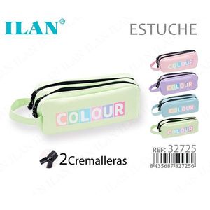 Ilan Estuche Colour 2 con Cerniere Multicolore per Cosmetici e Accessori - Product Image 1