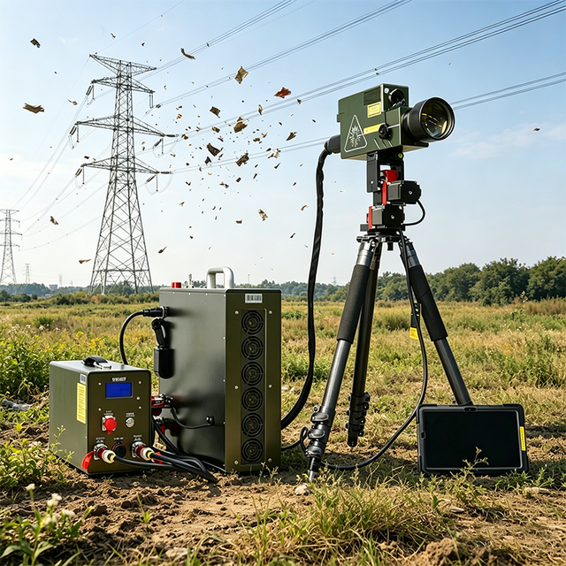Portable Laser Obstacle Remover JGP-700-01-1000W Stable Performance Safe Cleaning Power Line Obstacle Removal Equipment