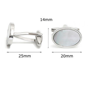 Boutons de manchette élégants pour hommes, boutons de manchette de haute qualité, luxe léger, strass dorés ronds pour chemise - Product Image 3