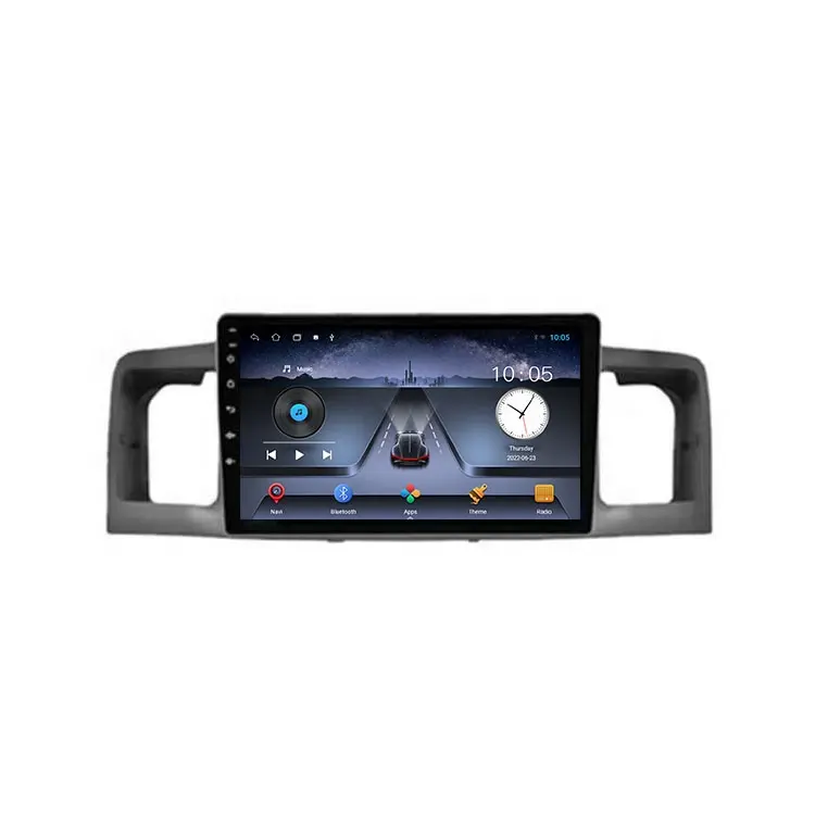 Araba GPS navigasyon radyo Android 12 araç DVD oynatıcı multimedya oynatıcı Toyota corolla 2002 2003 2004 2005 2006 autoradio