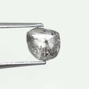 เพชรหายาก 1.13 กะรัต 6.63 x 6.20 x 2.95 มม. เพชรดิบธรรมชาติแบบเกลือและพริกไทย ไม่เจียระไน สำหรับเครื่องประดับเพชรงานแต่งงาน - Product Image 4