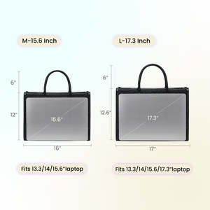 LOVEVOOK Bolso Tote Acolchado de Alta Calidad para el Trabajo, Maletín para Computadora de 15.6 y 17 Pulgadas, Ligero, para Maestras, Enfermeras y Mujeres - Product Image 2