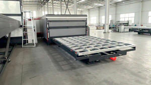 Máquina Profesional de Procesamiento de Vidrio de Una Estación y Tres Capas de 2440x3660mm para <span class=keywords><strong>Película</strong></span> Inteligente PDLC y Horno de Vidrio Laminado - Product Image 5