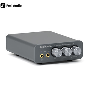 Amplificador de Audio K5 Pro, Compatible con Micrófono, Auriculares, Mini Audio USB, <span class=keywords><strong>DAC</strong></span> para Juegos, para PS5, Altavoces Activos de Escritorio - Product Image 1