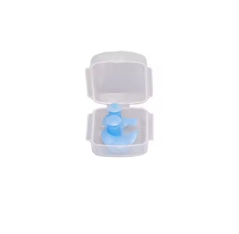 Ensemble boîte carrée bleue