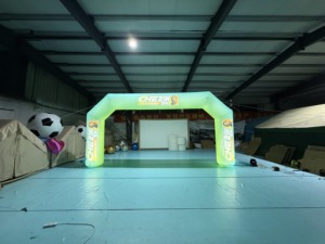 Arco Inflável Personalizado para Eventos ao Ar Livre, Infláveis Publicitários em PVC Reforçado com Bomba de Ar e Bolsa de Transporte - Product Image 1