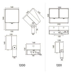 Projecteur LED IP66 à haut rendement pour l'éclairage paysager de jardin 24W 36W extérieur avec puce Cob - Product Image 3