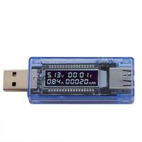 KWS-V20 Alat Ukur Tegangan Digital Pengisi Daya USB Cerdas Meteran Arus Tegangan Alat Penguji Voltmeter Ammeter