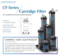 Cartouche filtrante de piscine Emaux à Filtration haute efficacité, nettoyage et remplacement faciles de l'élément de la cartouche