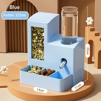 Vente en gros de distributeurs automatiques de nourriture et d'eau 2 en 1 en plastique, bouteilles portables pour animaux de compagnie, bols pour hamsters