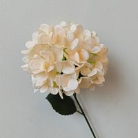 Simulasi Bunga Hydrangea Sutra 3D untuk Vas, Rangkaian Bunga, Pernikahan, Acara Valentine, Dekorasi Dinding Bunga