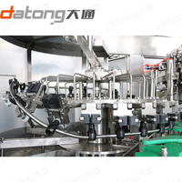 Longue durée de vie entièrement automatique 3 dans 1 machine de remplissage carbonatée de boisson de bouteille en verre de soda de boisson