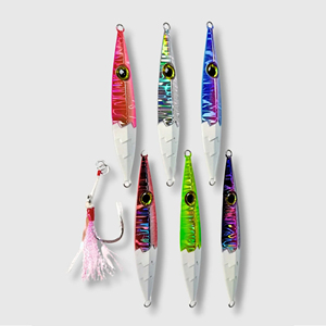 <span class=keywords><strong>Esca</strong></span> Artificiale Luminosa in Metallo da 60g/80g/120g/180g, Multi-Misura, <span class=keywords><strong>per</strong></span> la Pesca a Jigging di Salmone, Orata, Carpa, Lucioperca in Fiume e Lago - Product Image 3