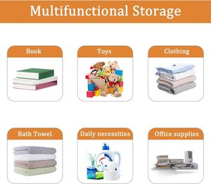 Foldable Eco-Friendly Heavy-Duty Modern Non-Woven Fabric Jeans & Clothing <b>Storage</b> Organizer <b>Box</b> for Closet and <b>Drawer</b> - Product Image 3