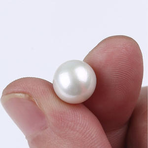 Perles de perles d'eau douce naturelles presque rondes de 1,5 à 1,8 mm, semi-finies, pour collier de bijoux DIY - Product Image 2