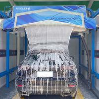 Machine de lavage de voitures automatique à haute pression sans contact professionnelle pour garage de lavage de voitures avec cire à l'eau