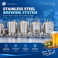 Équipement de brassage clé en main, système complet de brasserie, fermenteur, réservoir de mouture, CIP pour projet de microbrasserie artisanale, nano-brasserie