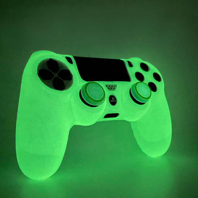 Glow in Dark Soft Silicone Controller Skin Case for PS3/4/5 / XONES / XSX/ Switch Pro / for Xbox 360 Gamepad Joystick Cov